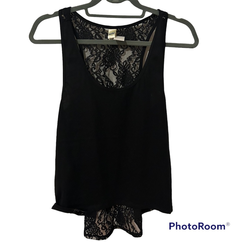 Kavio Junior’s Jersey High Low Lace Back Tank SZ M